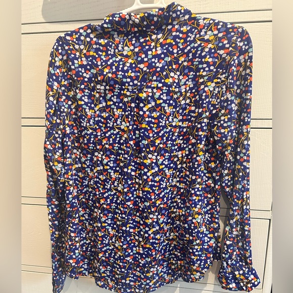 NWT!! Anthropologie 9 of 52 Conversations Pop Potpourri Colloquial Buttondown - Picture 6 of 11